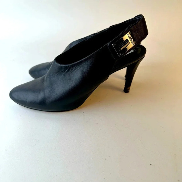 Karl Langerfield Maddie Slingback Heel Booties - Picture 1 of 9